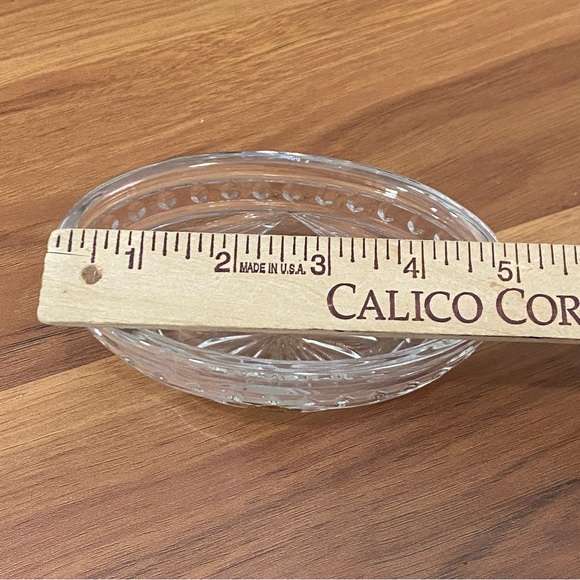 WATERFORD Crystal Cut To Clear Overture 5" Small Oval Bowl - Picture 12 of 12